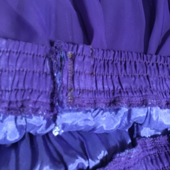 Vtg Full gathered  layered Easter skirt Elastic Waist 26-32” The Very Thing - Picture 10 of 15